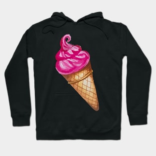 Strawberry Ice Cream Cone Hoodie